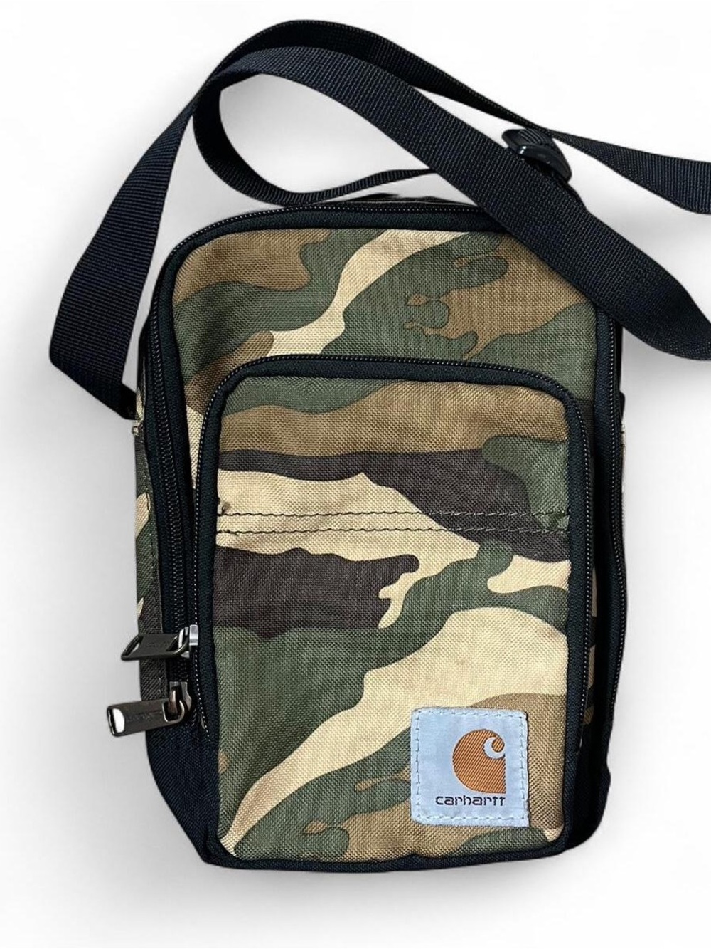 Carhartt Small Crossbody Zip Bag in camo-discontinued color
